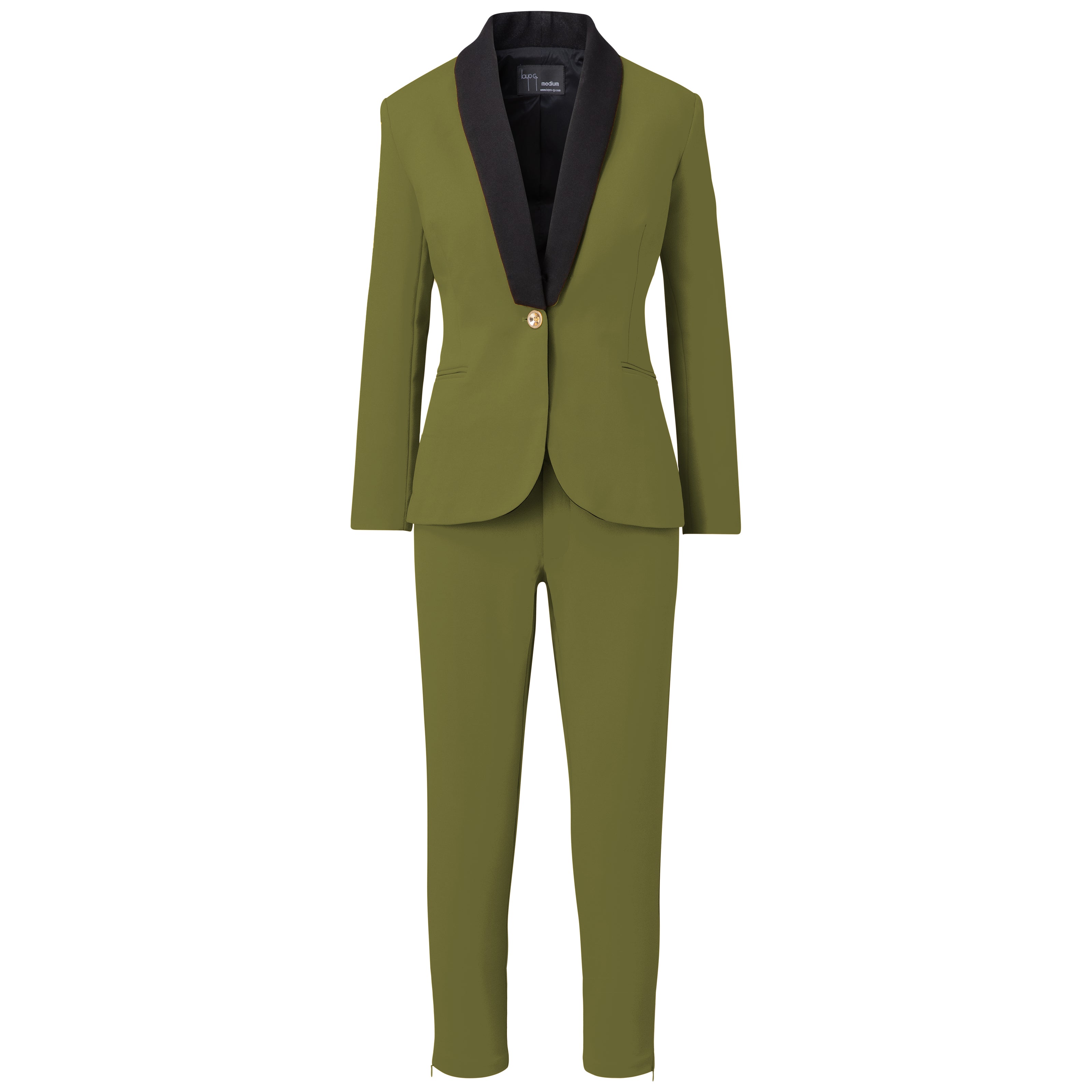 Women's Suits, A Bad Ass Olive Green Suit